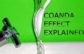 Efecto Coanda - 3D modelo impreso, experimento, explicación. 