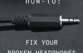 Arreglar auriculares roto! 