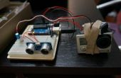 Sensor ultrasonido HC-SR04 del movimiento de GoPro controlado por arduino