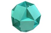 Tutorial 12 unidades de bolas de Origami modular
