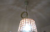Lámpara colgante con cesta de bambú de IKEA Gaddis