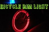 Luz para bicicleta---el borde con carga Solar