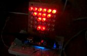 El Panel de matriz de LED, o LMP para el microordenador de Arduino, continuó. 