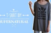 Camiseta supernatural Fan Video Tutorial DIY
