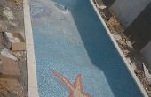 Mosaico de vidrio mosaico en las piscinas