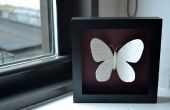 Cómo hacer una mariposa de papel enmarcado