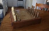 Hacer un juego de ajedrez y juego de mesa con un cajón de almacenamiento