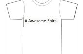 Hacer tu propia camiseta personalizada! 