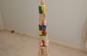 Torre de bloque de madera con toques de Oriente