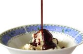 Saludable salsa de Chocolate para helado
