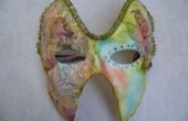 Máscara de carnaval decorada