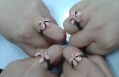 La flor de esmalte de uñas