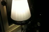 Hacer una lámpara de mesa chic bohemio con lámpara Ikea Arstid