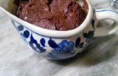 Torta de menta chocolate en microondas
