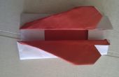 Titular de la tarjeta del corazón de origami Valentín apertura