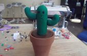 Lindo Cactus de arcilla de polímero