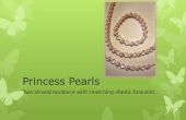 Las perlas de la princesa y la conjunto de cristal - primer proyecto de joyería de tiempo
