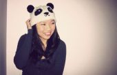 DIY: De punto sombrero de Panda
