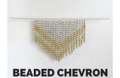 Arte de pared de Chevron de cuentas