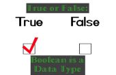Verdadero o falso: booleano es un tipo de datos