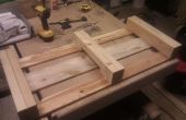 Reciclado madera mesa de centro moderna (plataforma/patín tabla)