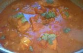 Curry de pescado caliente y picante