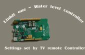 LinkIT uno - regulador de nivel del agua con la configuración del control remoto TV