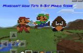 Cómo Minecraft-a de: 8 Bit Mario Scene