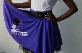 Lluvia púrpura DIY falda