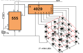 Led de 3 x 3 x 3 cubo mediante un temporizador 555 y un arreglo de cambio 4020 IC - sin programación (para el completo principiante como yo)