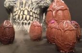 Alien facehugger Chocolate huevos. 