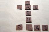 Cómo hacer Chocolate Scrabble azulejos
