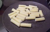 Cómo hacer queso lleno rigatoni. 