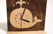Reloj de escritorio de la ballena