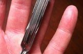 Meñique tamaño llavero cuchillo de una Leatherman Micra