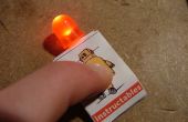 Linterna de LED de Instructables Robot de papel