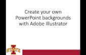 Microsoft PowerPoint fondo creado en Adobe Illustrator