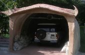 Garaje de cúpula de cemento