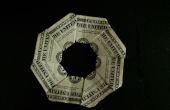 $8 disco de vuelo (origami de la cuenta de dólar)