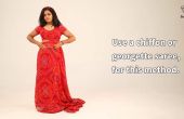 Cómo ponerse un sari perfectamente, fácil y rápidamente - DIY Sari drapeado