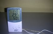 Modificación de temperatura/higrómetro digital