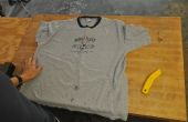 Camiseta trapos - 4 trapos de 1 camisa con cortes a 2