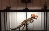 Alambre atado esqueletos de dinosaurio de Metal de hoja