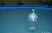 Clorador flotante de botella de plástico