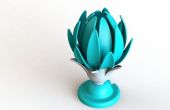Impresos 3D lámpara de flor (joya de la corona)