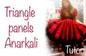 Triangle panels Anarkali