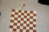 Portable Mini ajedrez Set de sólo papel y cinta