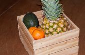 Cajón de frutas y verduras de 2 "X 3" madera (16" de largo)