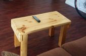 Construir un soporte de TV mesa de centro con madera recuperada