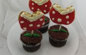 Super Mario Piraña planta galletas Cupcakes